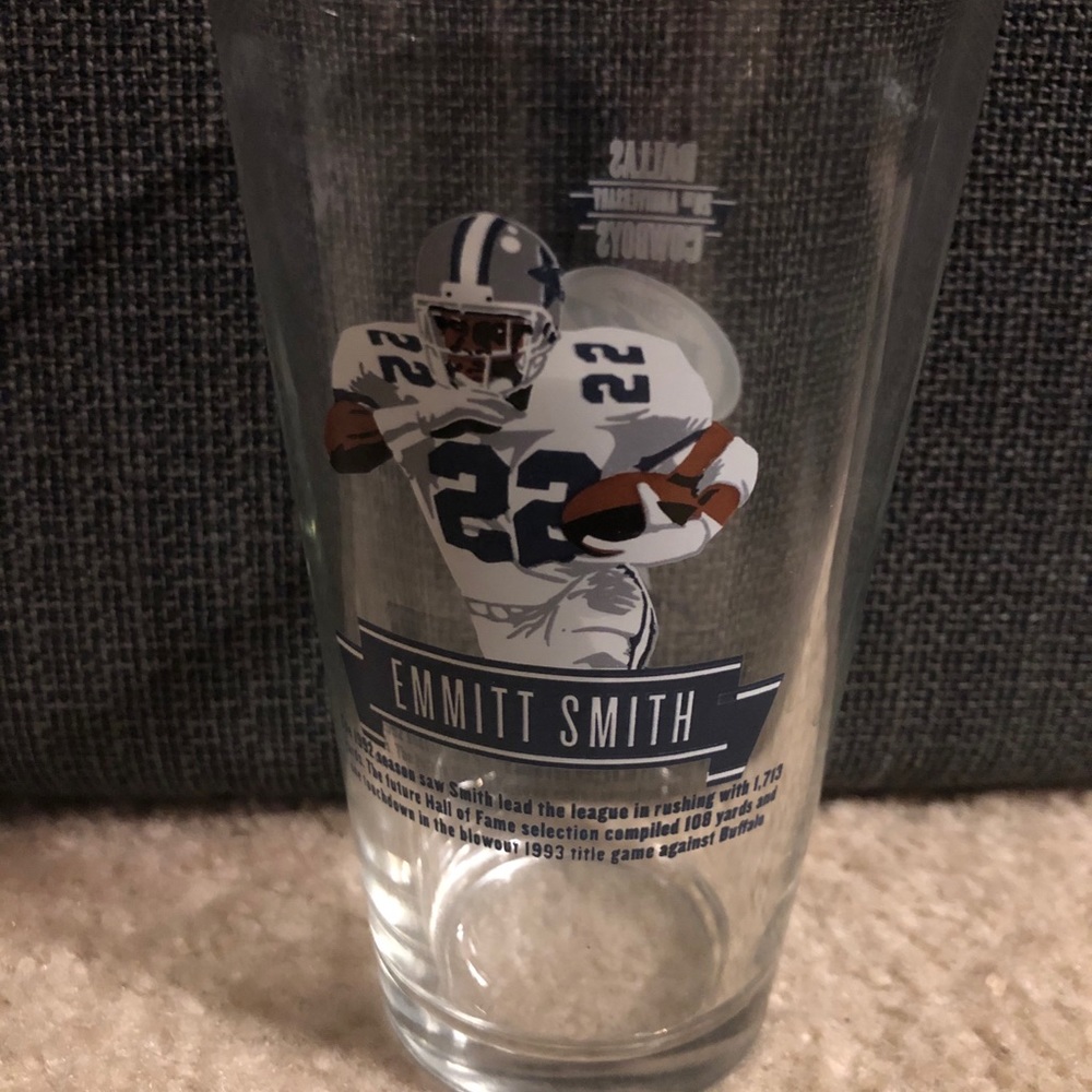 Emmitt Smith Glass